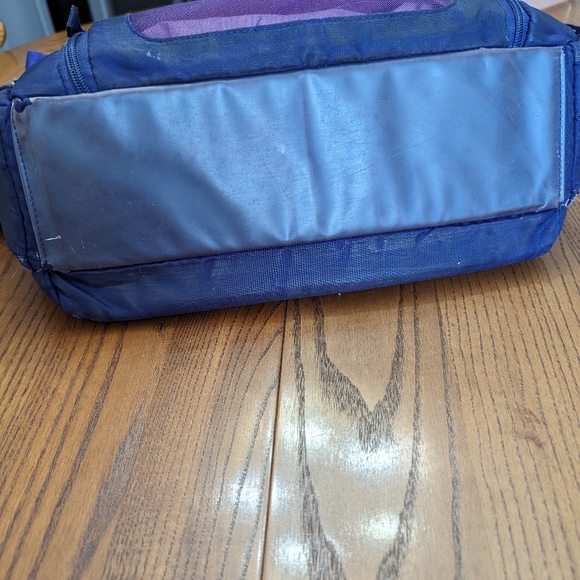 Lug Hula Hoop Diaper Tote Bag. Purple. 15x 12 x 4 - Picture 6 of 14